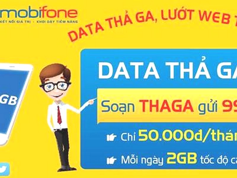 Các gói data 4G mobifone cực hot giá chỉ 50k/ tháng