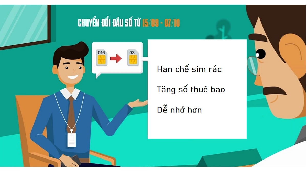 Lợi ích của người dùng khi chuyển đổi đầu số