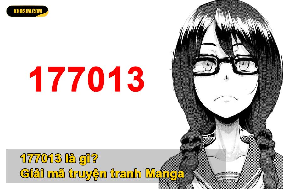 177013 là gì? Giải mã truyện tranh Manga