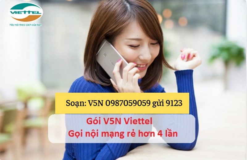 Cách đăng ký gói dịch vụ gọi nội mạng V5N của Viettel