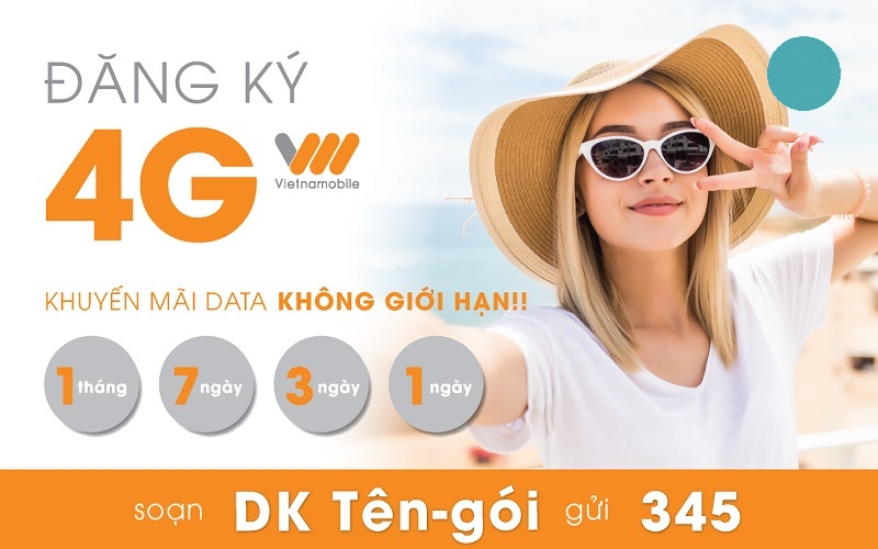 Mách bạn các gói cước 4G Vietnamobile rẻ nhất và ưu đãi khủng nhất
