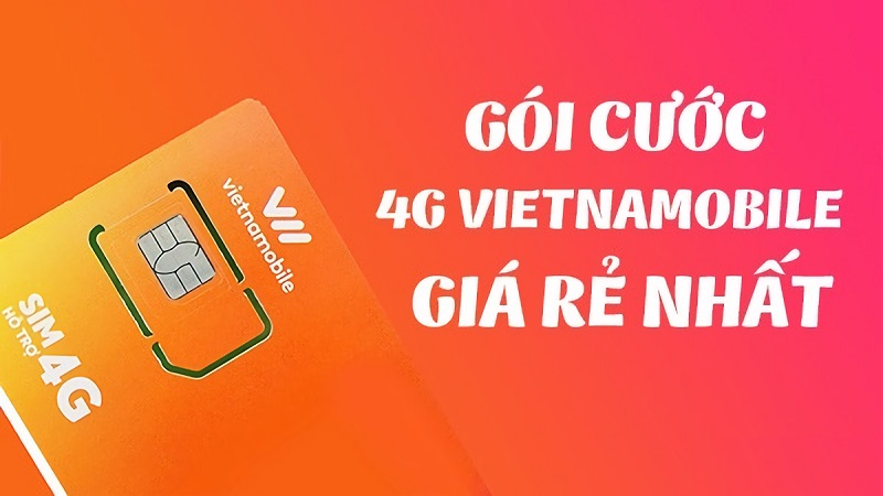 Danh sách các gói cước 4G mạng Vietnamobile giá rẻ