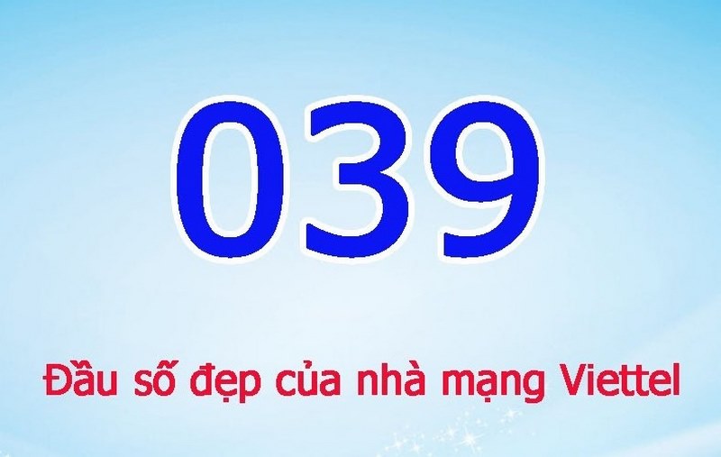 Đầu số 0399 thuộc quản lý của nhà mạng viễn thông Viettel