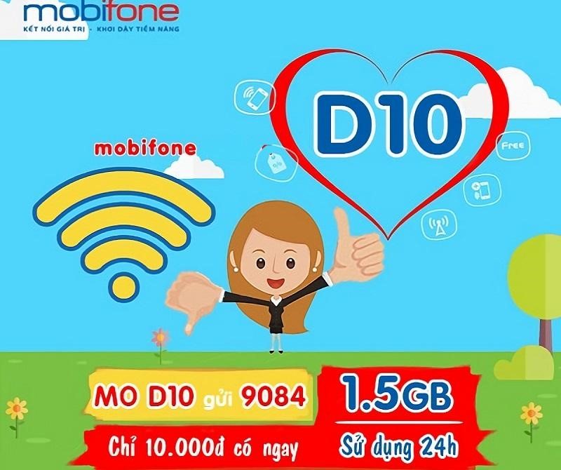 Mách bạn cách đăng ký gói D10 Mobifone chơi thả ga chỉ 10K một ngày