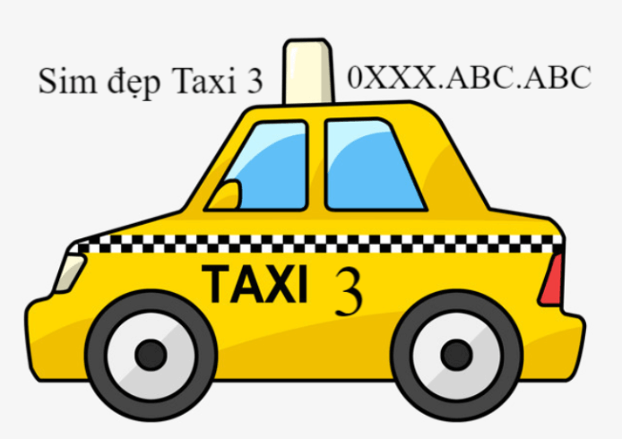 Sim Taxi ABC.ABC có sự lặp lại 3 chữ số