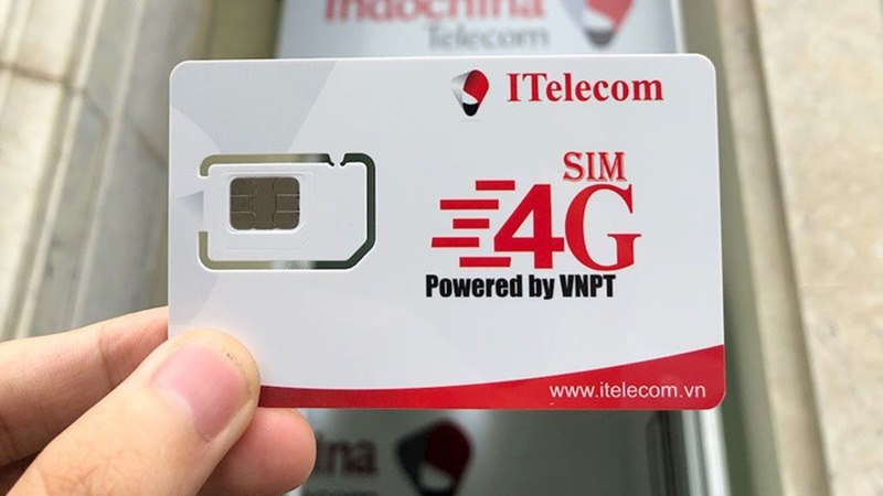 Sim iTelecom 4G ra mắt năm 2009 thuộc nhà mạng viễn thông Đông Dương Telecom