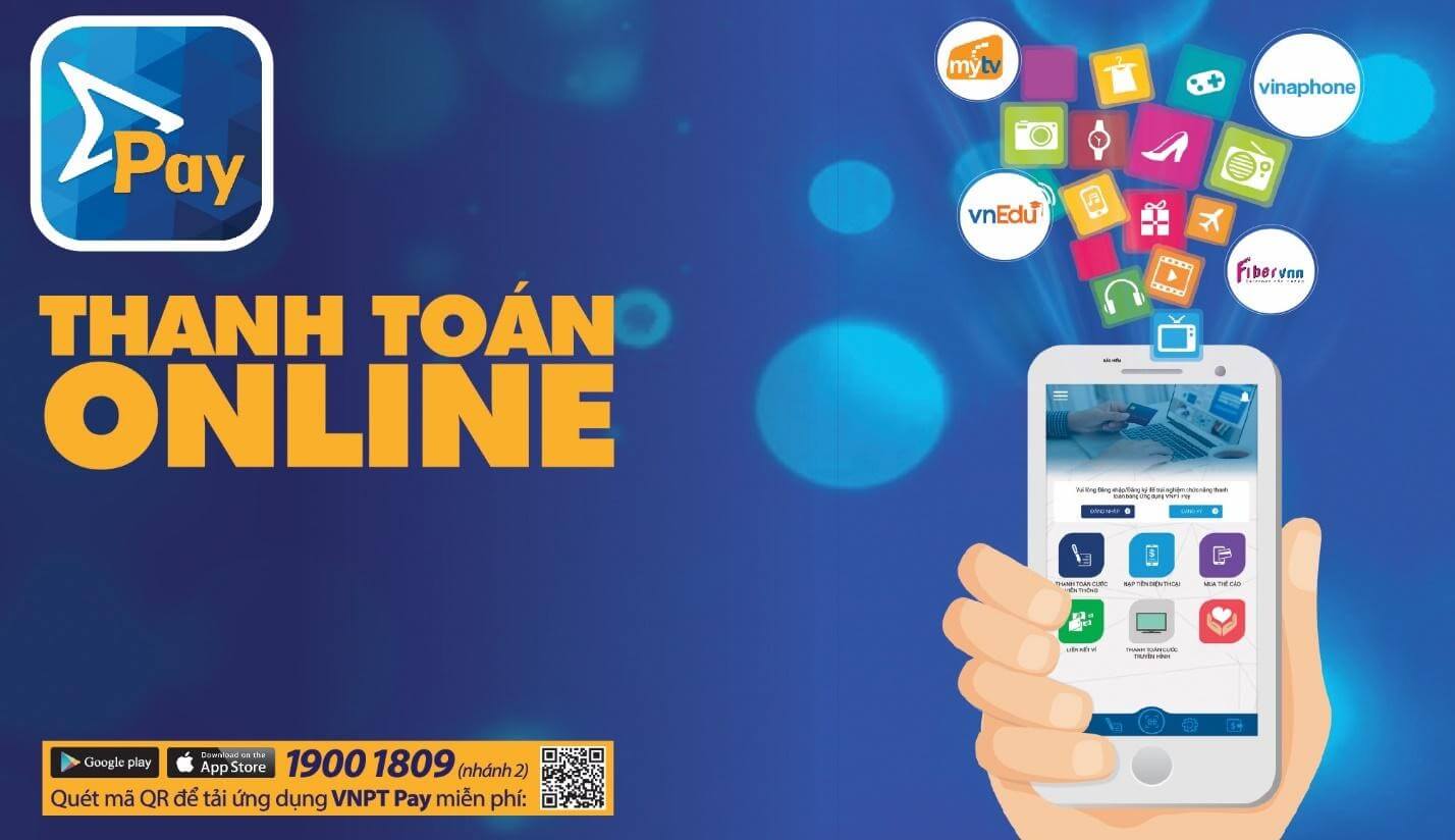 Bạn vừa có thể thanh toán online bằng số tiền rút từ sim điện thoại tại VNPTPay