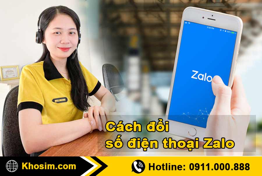 cách đổi số điện thoại zalo