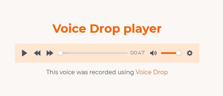 ghi âm cuộc gọi trên Messenger bằng tiện ích Voice Drop trên Chrome