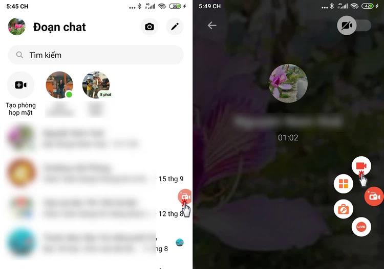 Cách ghi âm cuộc gọi Messenger trên thiết bị Android