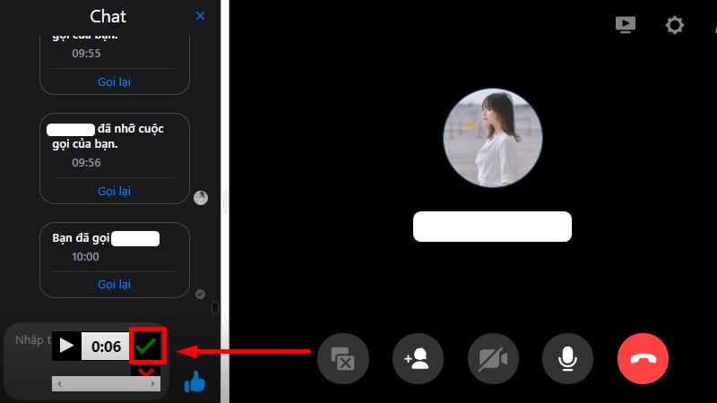 ghi âm cuộc gọi trên Messenger bằng tiện ích Voice Drop trên Chrome