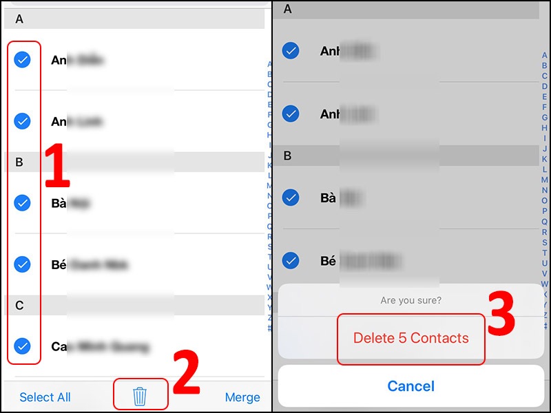 Cách xóa số điện thoại trên iPhone bằng Cleanup Duplicate Contacts