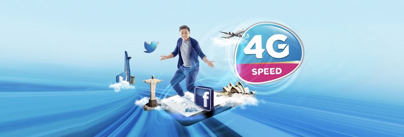 Đăng ký dịch vụ 4G của Vina để trải nghiệm Internet tốc độ cao