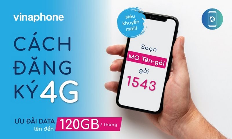 Cú pháp đăng ký 4G Vina