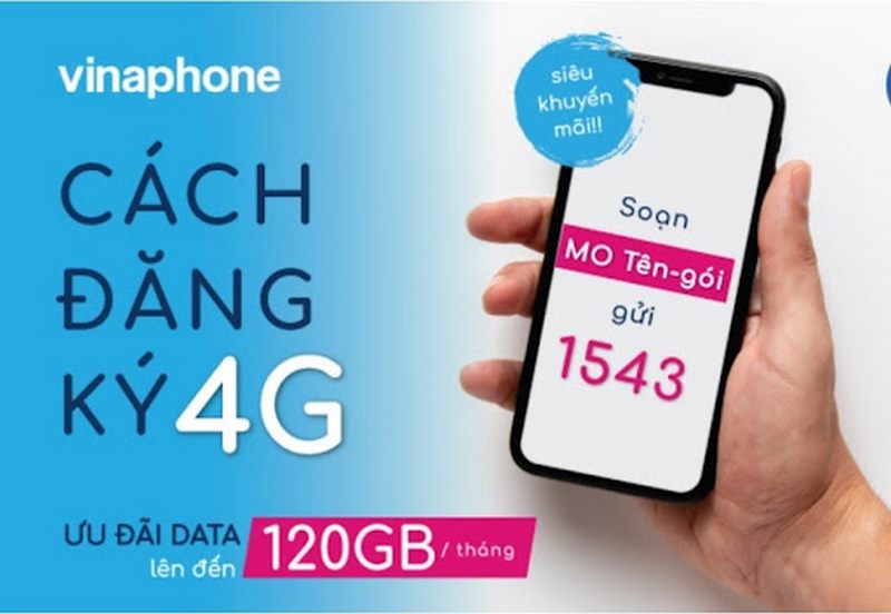 Dịch vụ mạng Vinaphone theo tháng không giới hạn lưu lượng