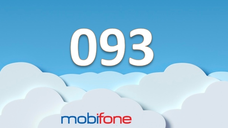 Đầu số sim 093 thuộc nhà mạng Mobifone