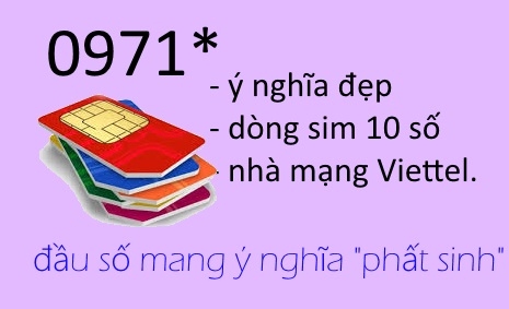Đầu số 0971 là mạng gì? Đầu số 0971 của Viettel mang ẩn ý là dãy số thịnh vượng