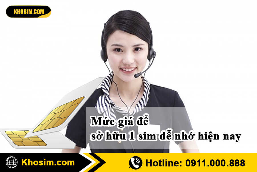 giá sim dễ nhớ