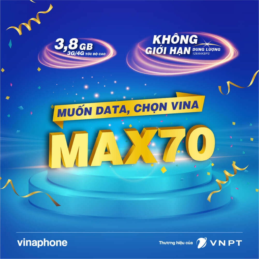 Thông tin về gói Max70 Vinaphone