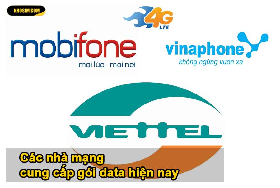 Các nhà mạng cung cấp gói data