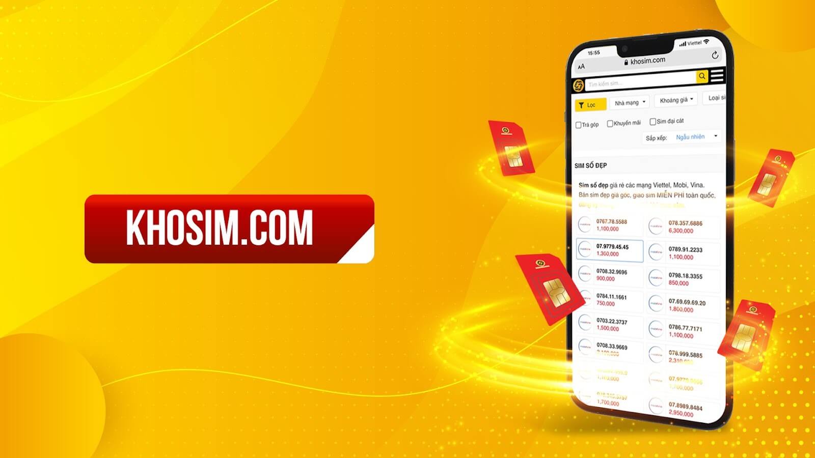 Thương hiệu Khosim.com được khách hàng đón nhận