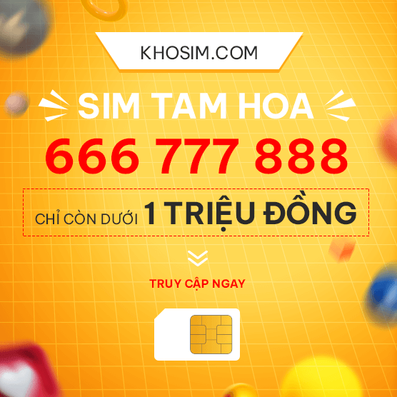 Sim Tam Hoa 8 Kho Sim Đuôi 888 Giá Rẻ 11/2022 - KhoSim.Com