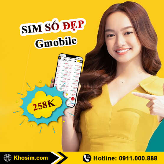 KHO SIM GMOBILE ĐA DẠNG SỐ ĐẸP VỚI GIÁ CẠNH TRANH