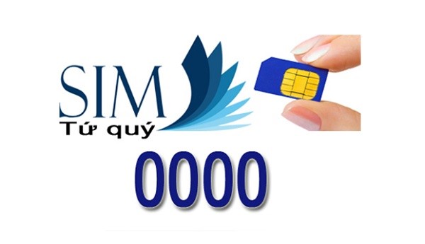 Sim tứ quý bốn số 0 cực kỳ tốt