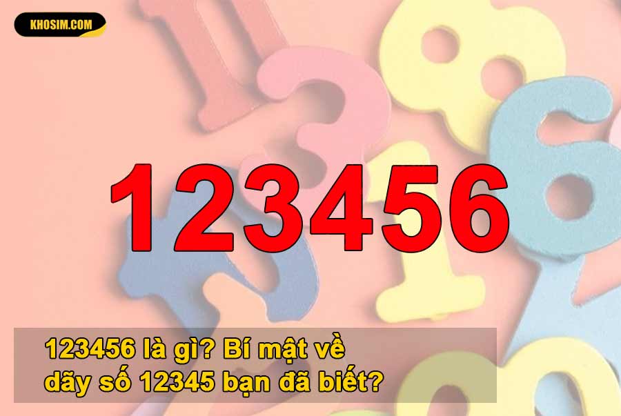 số 123456 là gì