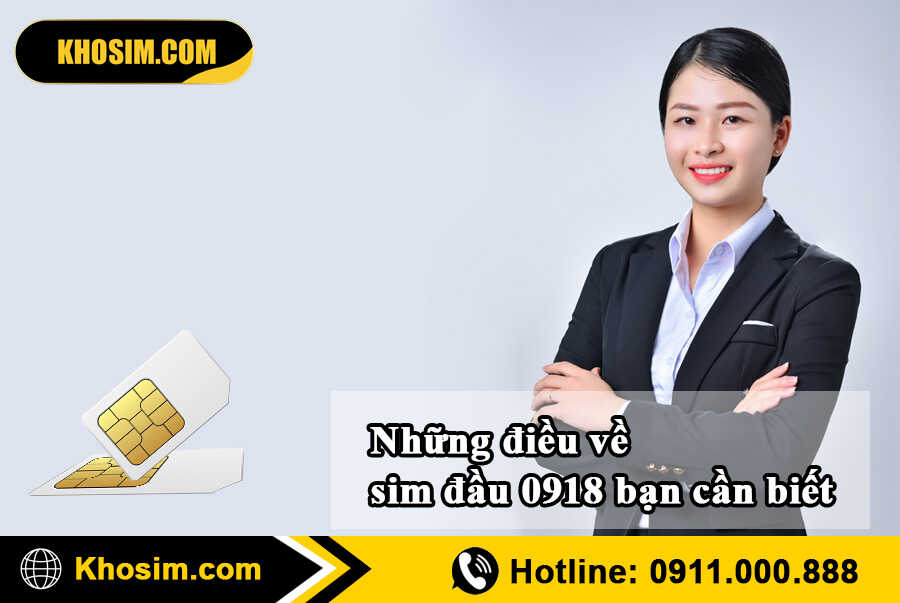 thông tin sim đầu 0918
