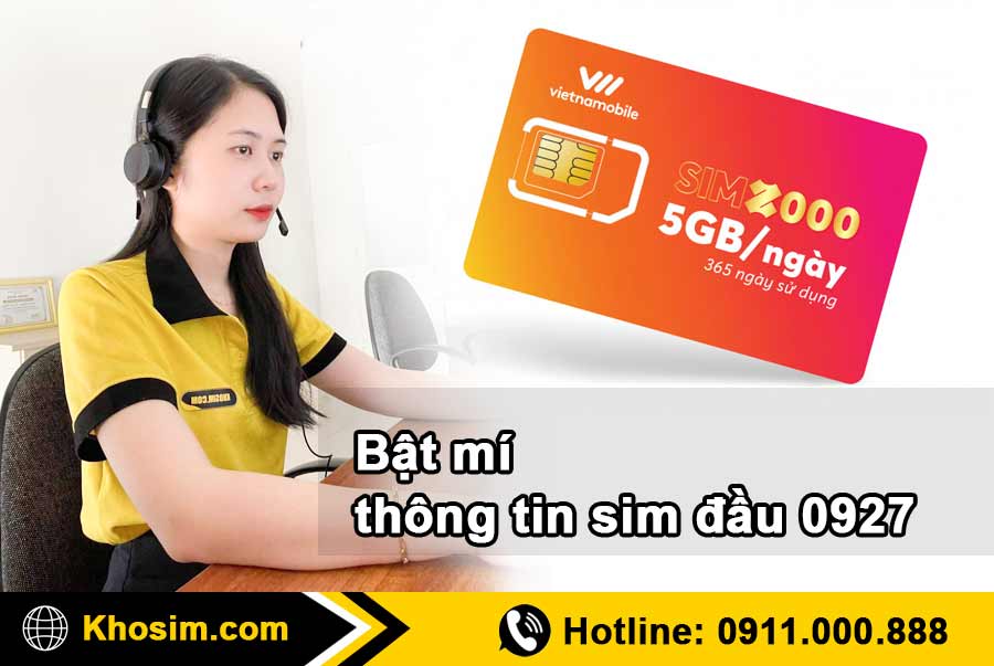 thông tin sim đầu số 0927