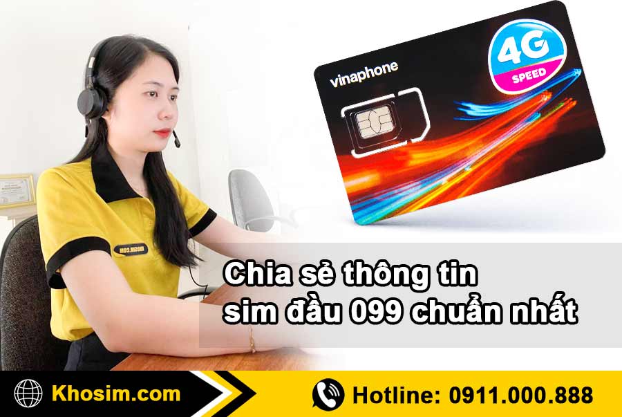 thông tin sim đầu 099