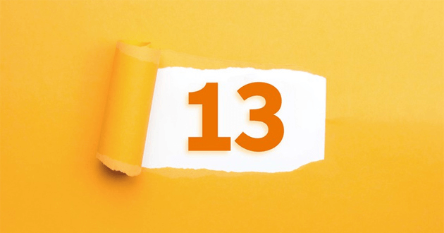 Số 13 theo ý nghĩa phong thủy