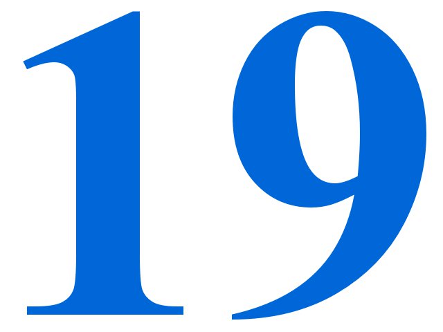  Số 19 khi kết hợp các con số khác nhau